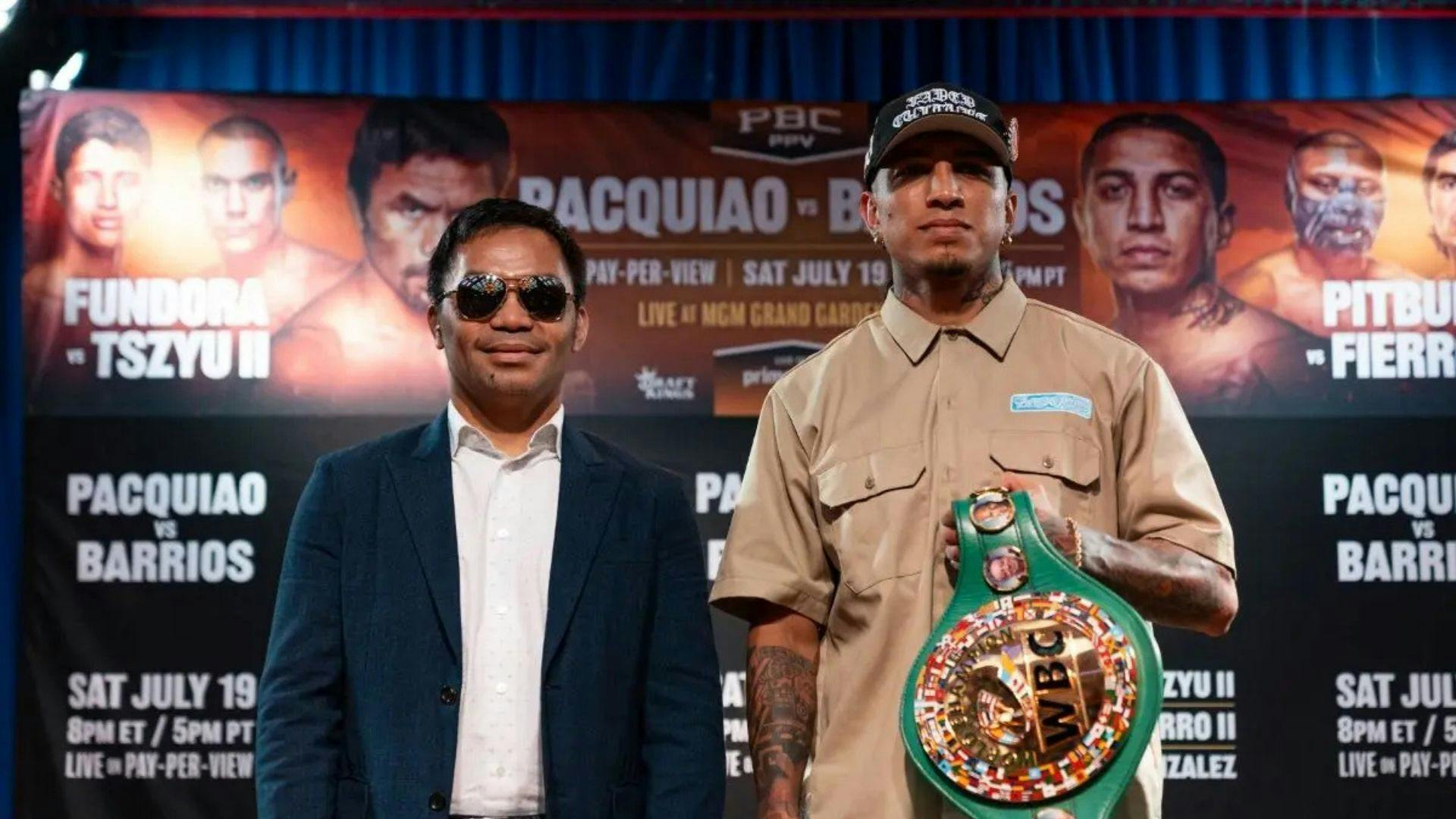 Manny Pacquiao unfazed by age gap in upcoming bout vs WBC Champion Mario Barrios